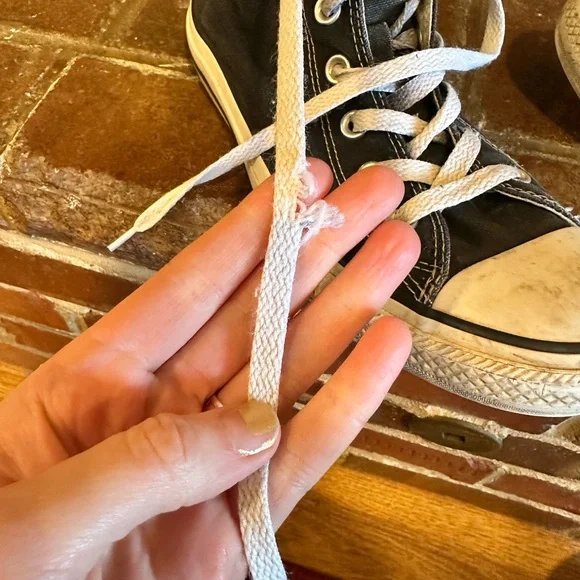 Converse Black and White High-Tops - Picture 6 of 6